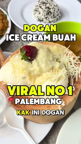 Rekomendasi dogan ice cream cocok jih di mminum cuaca panas panas kayak sekarang  #fyp #kulinerpalembang #erdogan #doganicecream #viralvideo 