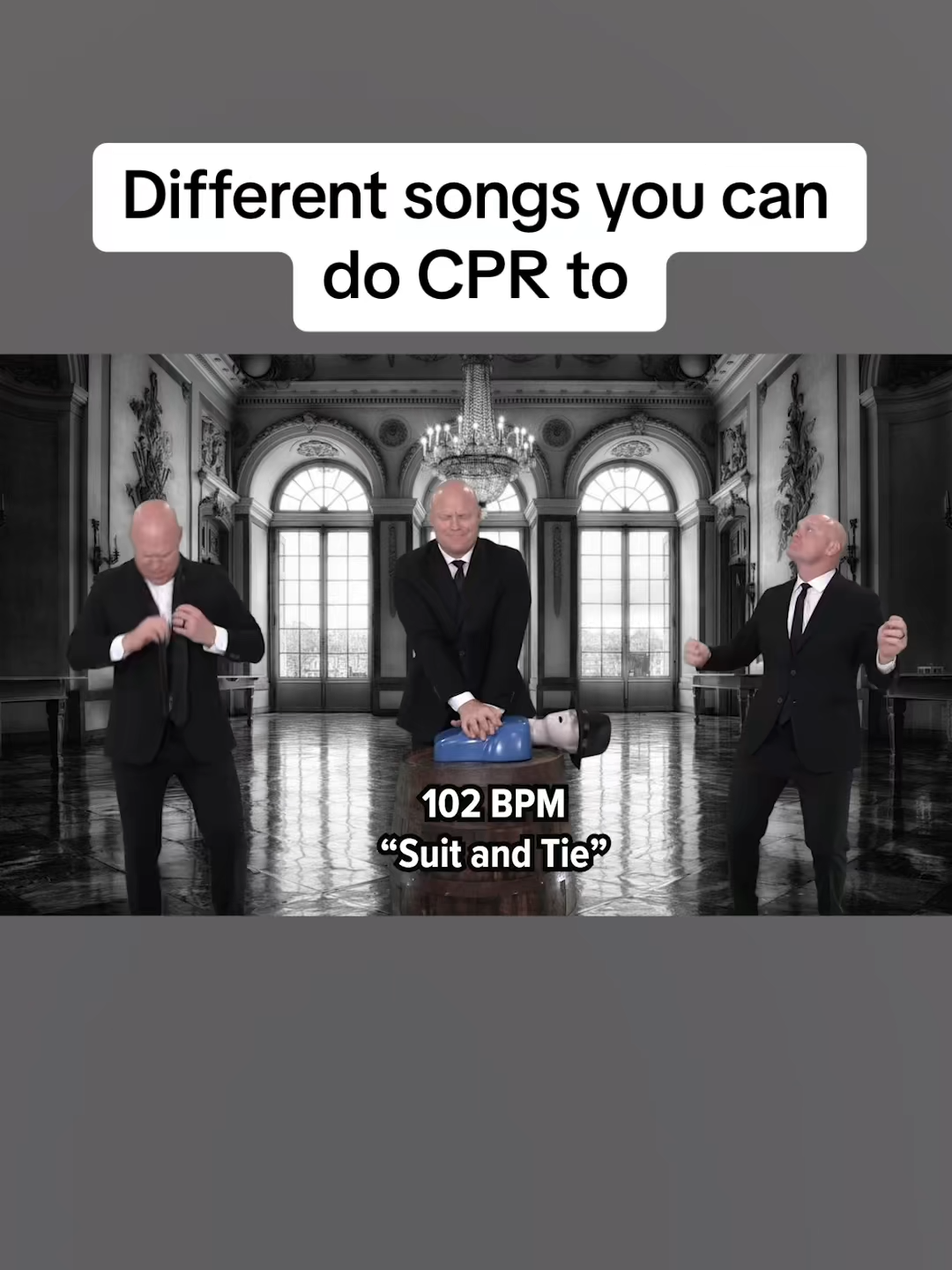 Different songs you can do CPR to. #cpr #songs #ems