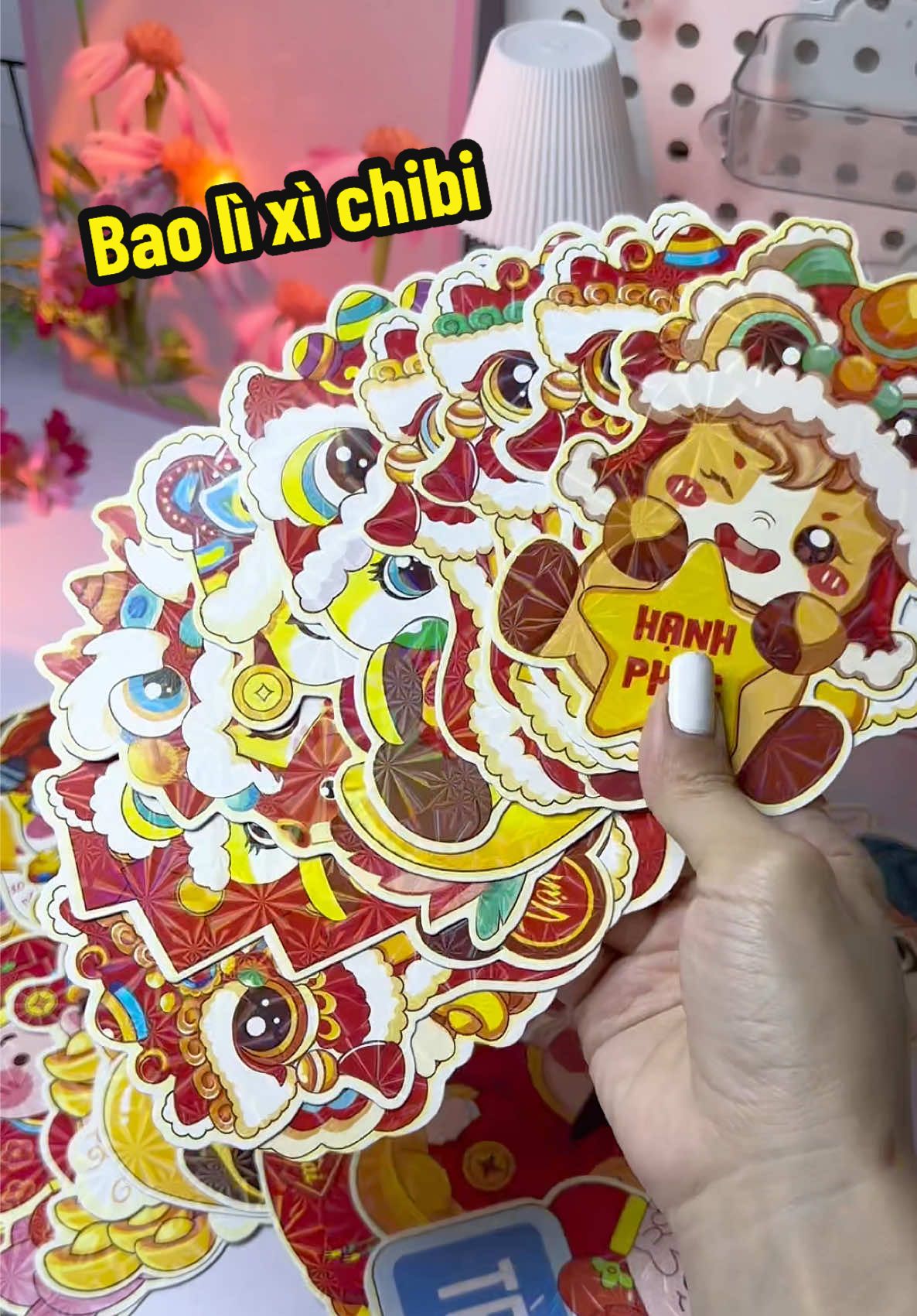 Bao lì xì chibi năm bính ngọ xinh xỉu 😍😍 #baolixitet #baolixi #baolixi2026 #kieukieu 