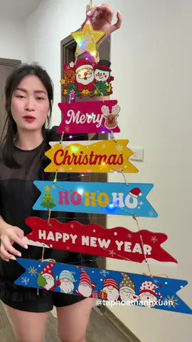 Cây thông gỗ trang trí noel #noel #caythongnoel #caythonggiangsinh #taphoathanhxuan 