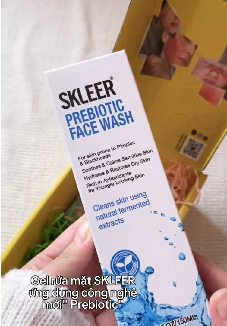 Em này rửa sạch sâu , không gây bết dính mà lại k bị kích ứng . Chân ái của tui #SkleerVietnam #PrebioticFaceWash #DaSachKhoeNuoiDuong #LamSachSieuNhe #DaKhoeTuBenTrong