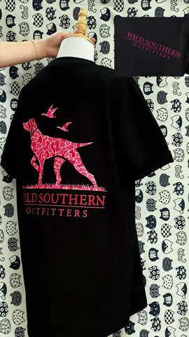 Pink Camo Hunting Dog Shirt – Wild Southern Outfitters T-Shirt