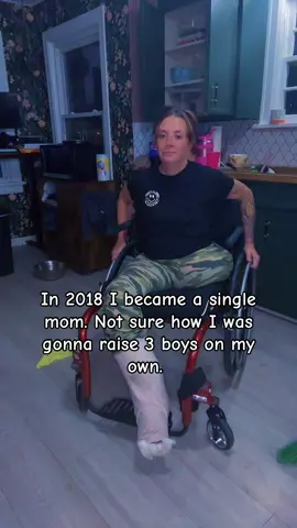 Welcome to my journey. I was raised to never give up. To hold myself strong. Keep pushing. Keep providing. And I’ve done just that. Now isn’t the time for me to coward down. It’s time for me to show these boys what they can do. #fyp #viral #single #legamputation #survivor 