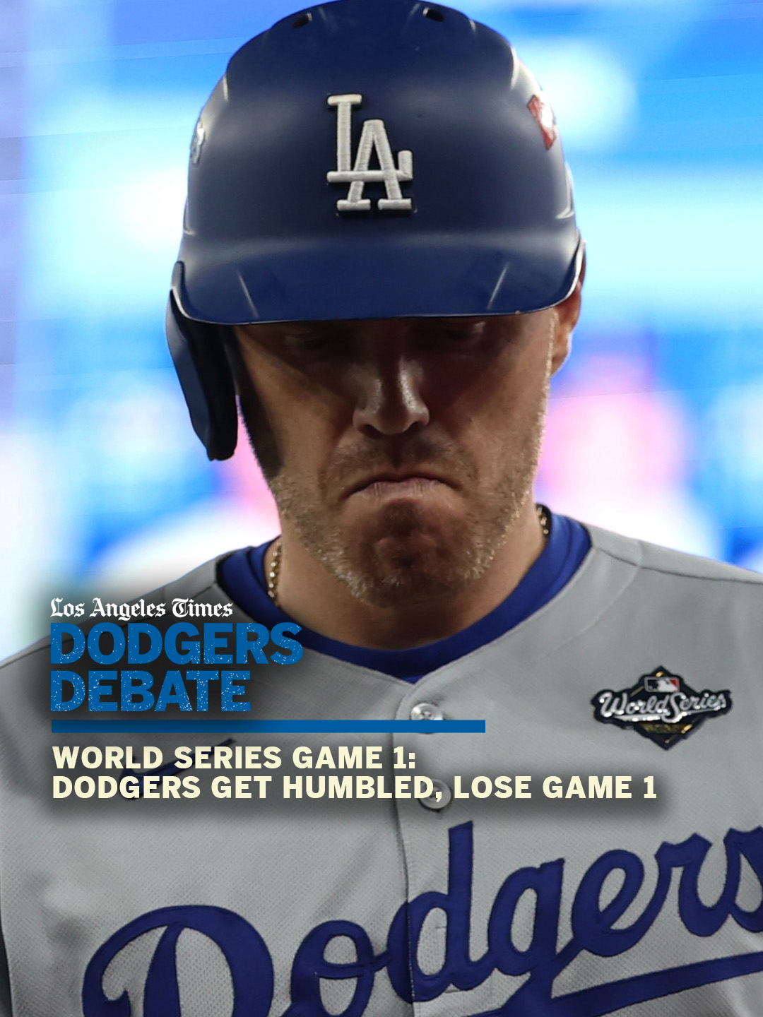 Dodgers get humbled, lose World Series Game 1 | Dodgers Debate The Los Angeles Dodgers came into the World Series as the favorites, but were completely dominated in Game 1 by the Toronto Blue Jays, losing 11-4. Los Angeles Times Dodger beat writer Jack Harris and columnist Dylan’s Hernandez talk about what went wrong.