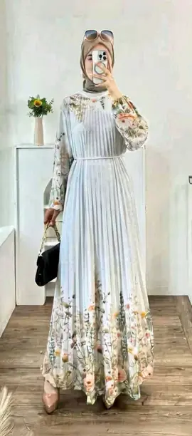 GAMIS PLISKET MOTIF PRINTING TERBARU#bajuwanita#gamis#dress#trending#fyp 