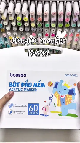 Acrylic marker này ngon xinh yêu quá đi 😍❤️ #acrylicmarker #lingtomau 