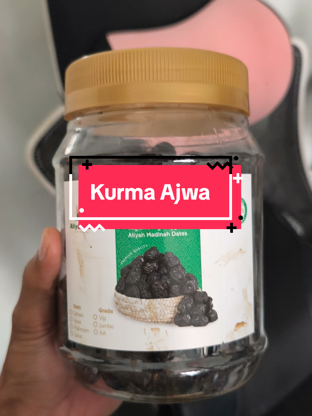 Dapatkan Kurma Ajwa original dari Aliyah Food. kualiti kurma Ajwa memang terbaik #kurma #kurmaajwa #aliyahfood 