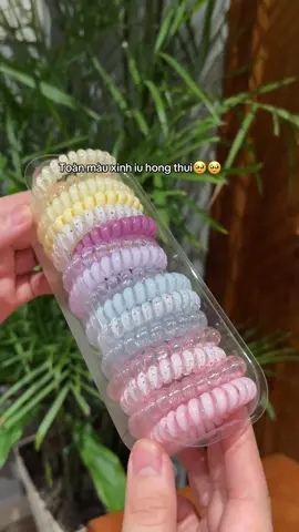 Mỗi ngày 1 màu ai làm lợi:)))( #xh #xuhuong #cottoc #cottocloxo #phukientoc 