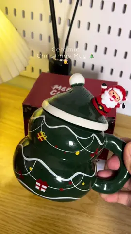 Unboxing my new Christmas cup with Santa spoon #ceramicmug #christmasmug #christmascup #ceramic #cupwithbox 