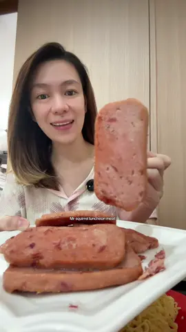 MR SQUIRREL LUNCHEON MEAT #luncheonmeat #food #snack 