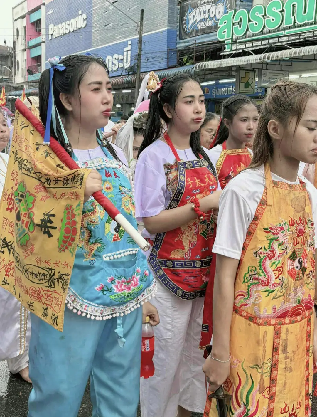 #รวมพลคนกินเจกระบี่68🎋🤍 #ศาลเจ้าเฉ้งจุ้ยจ้อซูก๋งเหนือคลอง 