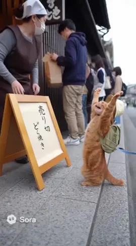 どら焼き売り切れ #sora #cat #funny #猫 