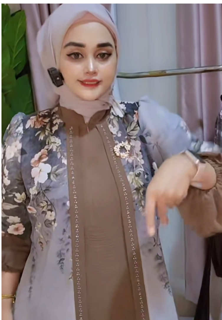 Dinaraa dress Bahan Ceruty kombinasi #dres #dreses ##dresceruty #dresstoimpress #fyp 