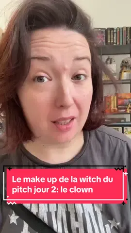 Le make up de la Witch du Pitch jour 2: le clown! Je ne dis pas merci à @Amazon pour son latex liquide tout nul… #halloween2025 #makeup #tuto #clownmakeup #clown 