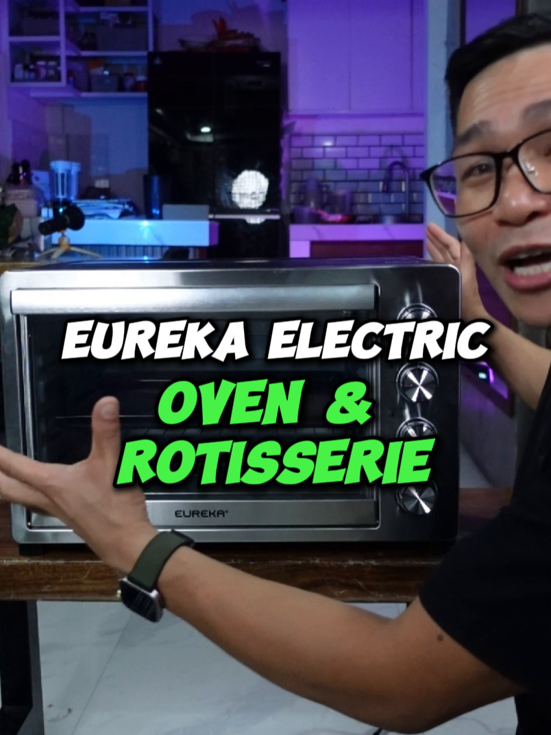 Eureka Stainless Electric Oven Rotisserie #smallbusiness #homebusiness #baking #grilling #ihaw #cooking #roasting #kitchenfinds #eureka #homecarefinds #xmas