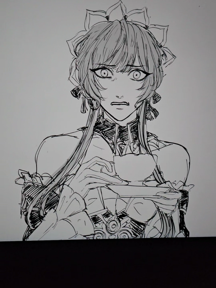 most self deprecating ans oblivious guy ever gets dragged into a tea party and makes the host short circuit  #tartaglia #sandrone #capitano #columbina #GenshinImpact 