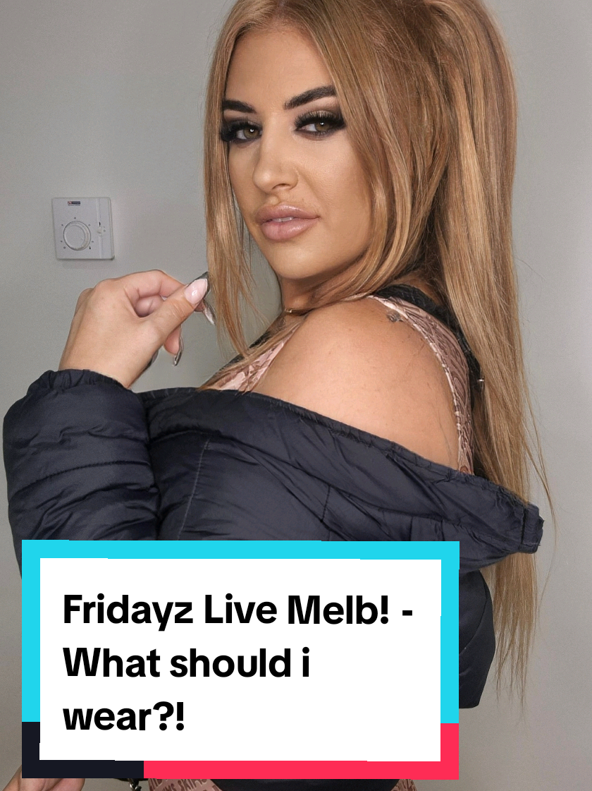 Help me decide what to wear to @Fridayz today in Melbourne!!!! #fitcheck #outfit #fridayzlive #melbourne #australia 