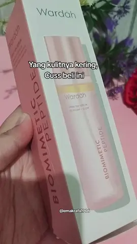 Wardah Biomimetic Peptide Spray On Serum, Baru Dari Wardah, Mengandung Biomimetic Peptide yang bantu regenerasi kulit, bikin wajah lebih lembab, kenyal, pori halus, make up flawless dan glowing seketika! #SerumSprayViral #WardahSerumSpray 