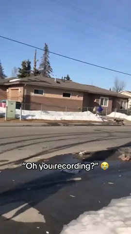 It got quiet REAL QUICK 💀 #dog #chase #fail #Running (via ezymny.5/IG)