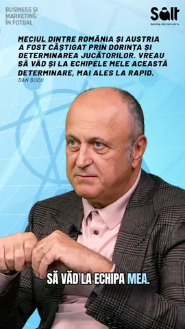 Ambiție și determinare. #SaltBank #BancaOficialaASuperligii #DanSucu #marketing #business