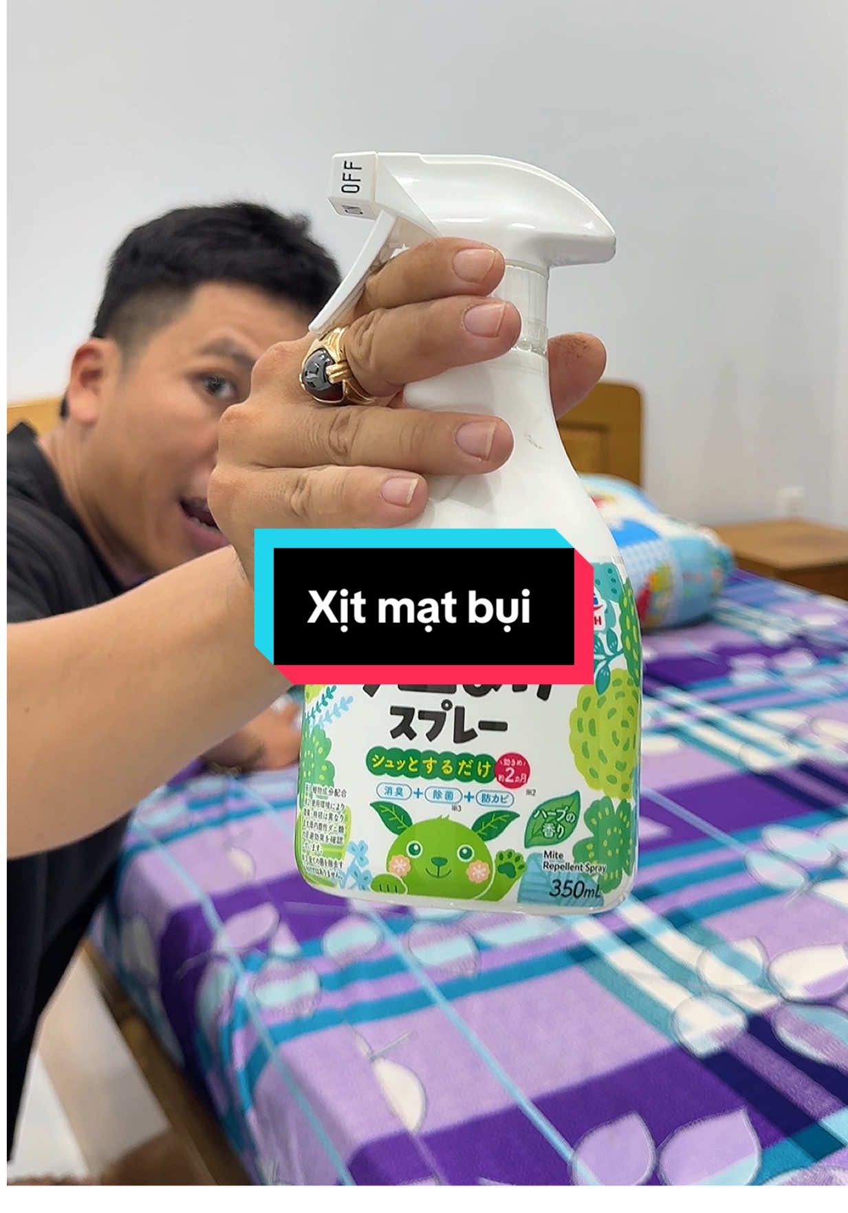 Xịt mạt bụi TAHA. #hienthat79 