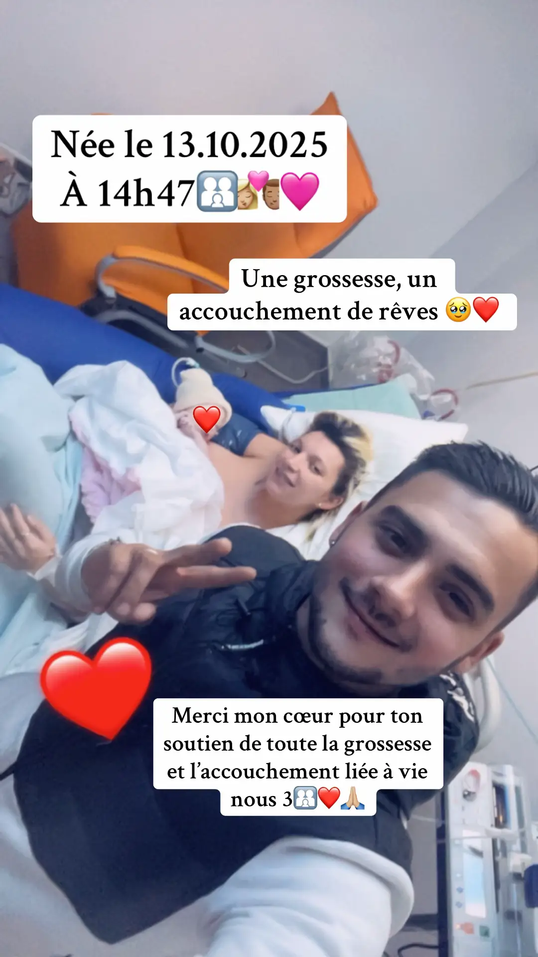 Une grossesse de rêves un accouchement magnifique 😍 est une princesse sublime 🤩🥰❤️🙏🏼🧑‍🧑‍🧒 #2025 #famille #bonheur 