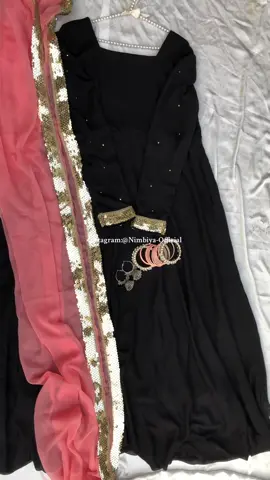 Black Shiffon Frock🖤 Customization Available Dm is for Details Instagram:Nimbiya-Official #foryou#foryou#foryoupage#foryoupageofficiall#fyppppppppppppppppppppppp 