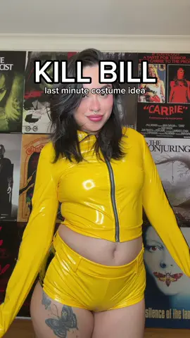 Easy and iconic 🖤🖤🖤 #killbill #costume #costumeideas #halloweencostume #baddie 