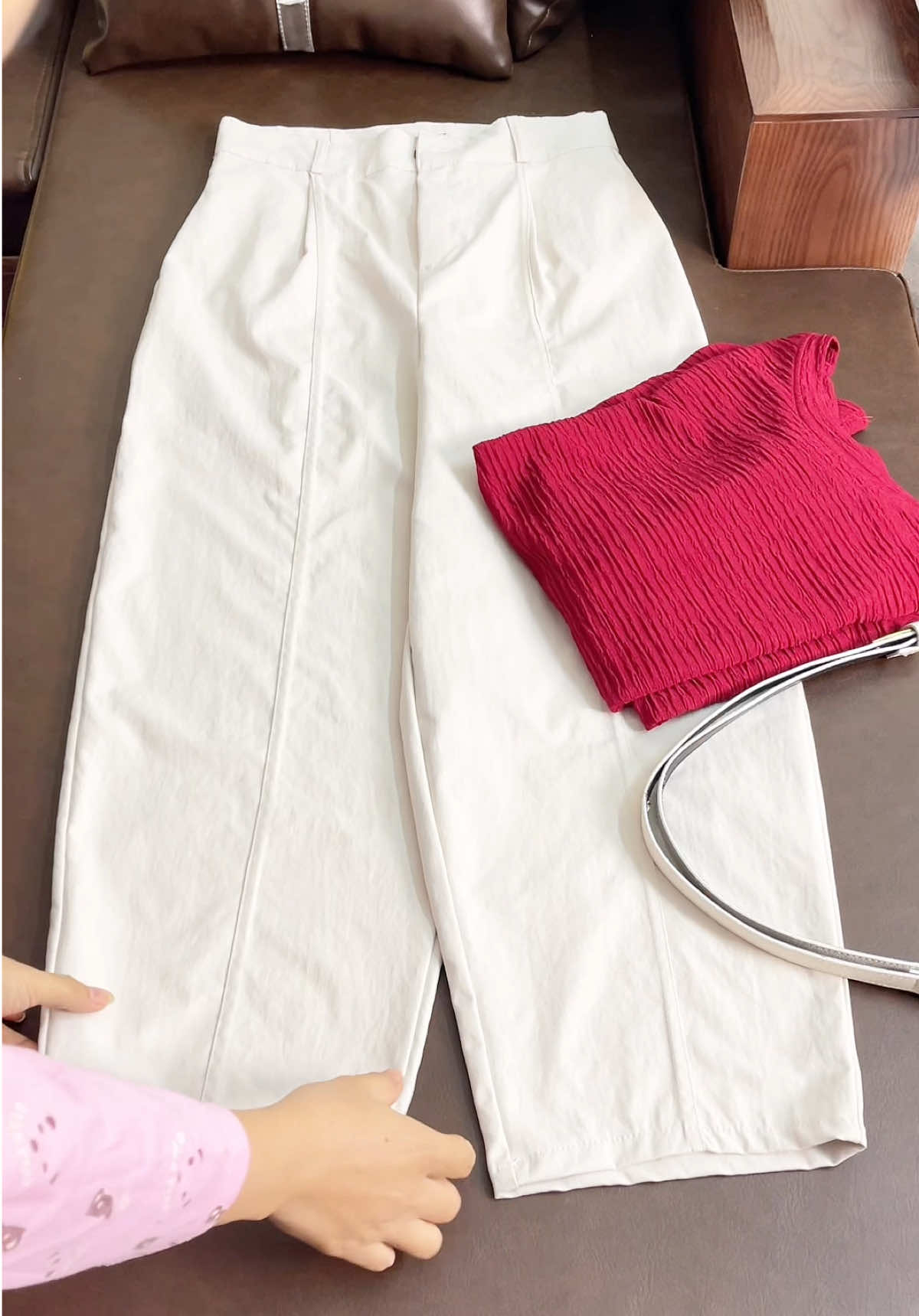 Quần baggy nữ ống rộng . #quannu #quanchonamlun #quandai #quandainu #quankaki 