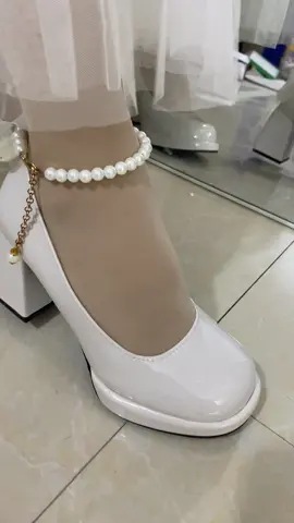 top unlimited super high heels wedding shoes main wedding dress artifact white elegant style  #weddingshoes #walkingshoes #fyp 