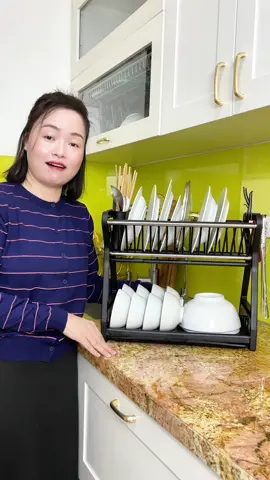 Kệ úp chén bát đa năng #xuhuong #telinhhome #keupchendia 