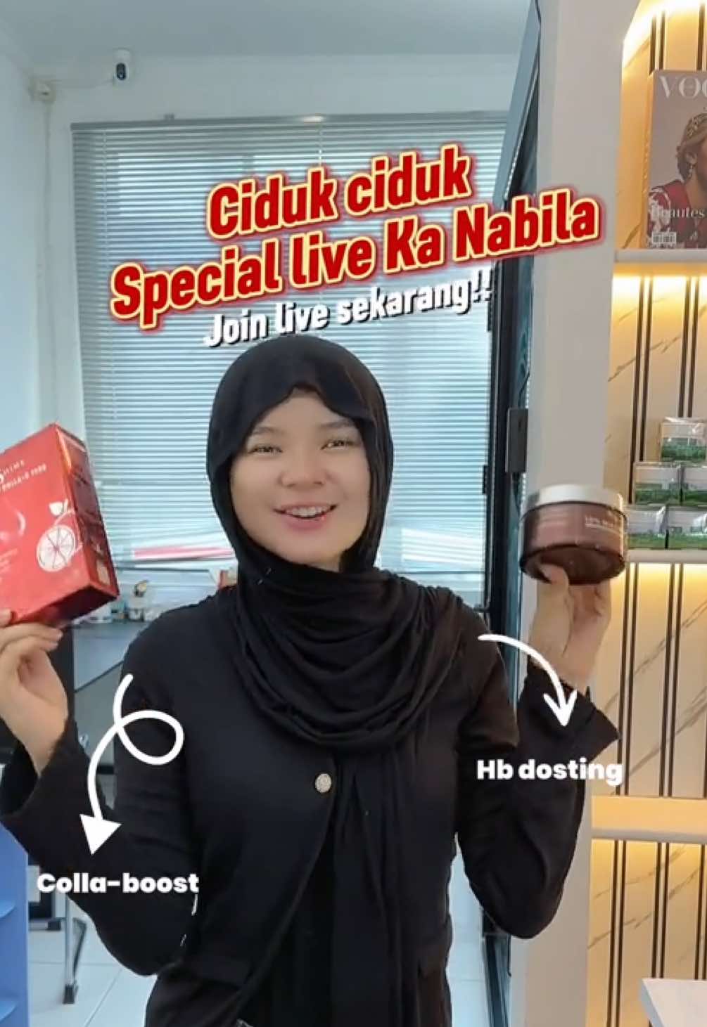 Join live sekarang jangan sampai kelewatan ‼️ #nabila #laushine #promoseruweekend #bodycare #promomakangajian 