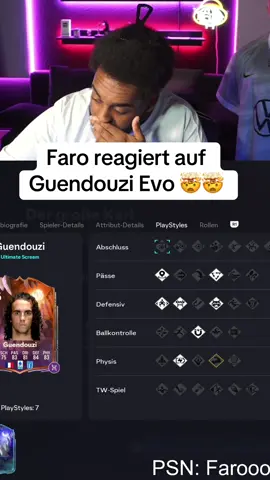 Faro reagiert auf Guendouzi Evo 🤯🤯 #faro#eafc26#guendouzi#evo @Faroooyt 