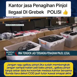 kantor jasa penagihan pinjol di grebek polisi  #promomakangajian #pinjolbalikpapan #korbanpinjol #pinjamanonline #pinjol 