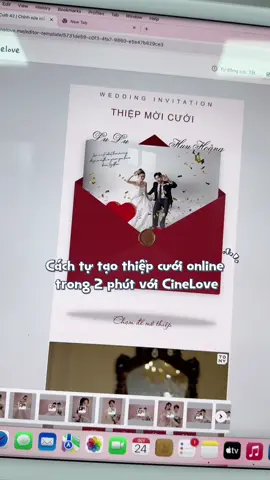 Hướng dẫn mọi người cách tự tạo thiệp cưới online trên CineLove nha, video này sẽ chi tiết cả nhà xem là làm được nha #wedding #thiepcuoionline #thiepcuoi #prewedding  