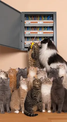 Cats are electric #cats #electric #коты #petTok #viral 