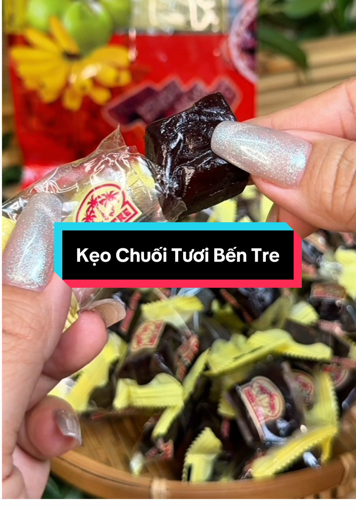 Kẹo Chuối Tươi Dẻo mềm Bến Tre #diepphuongthi #topdata #keochuoituoi #keochuoi #keochuoimientay 