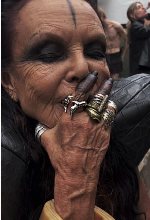 Michele has her own PROJECT 2098 ring now! #jewelry #jewelrydesigner #handmadejewelry #michelelamy #rickowens 