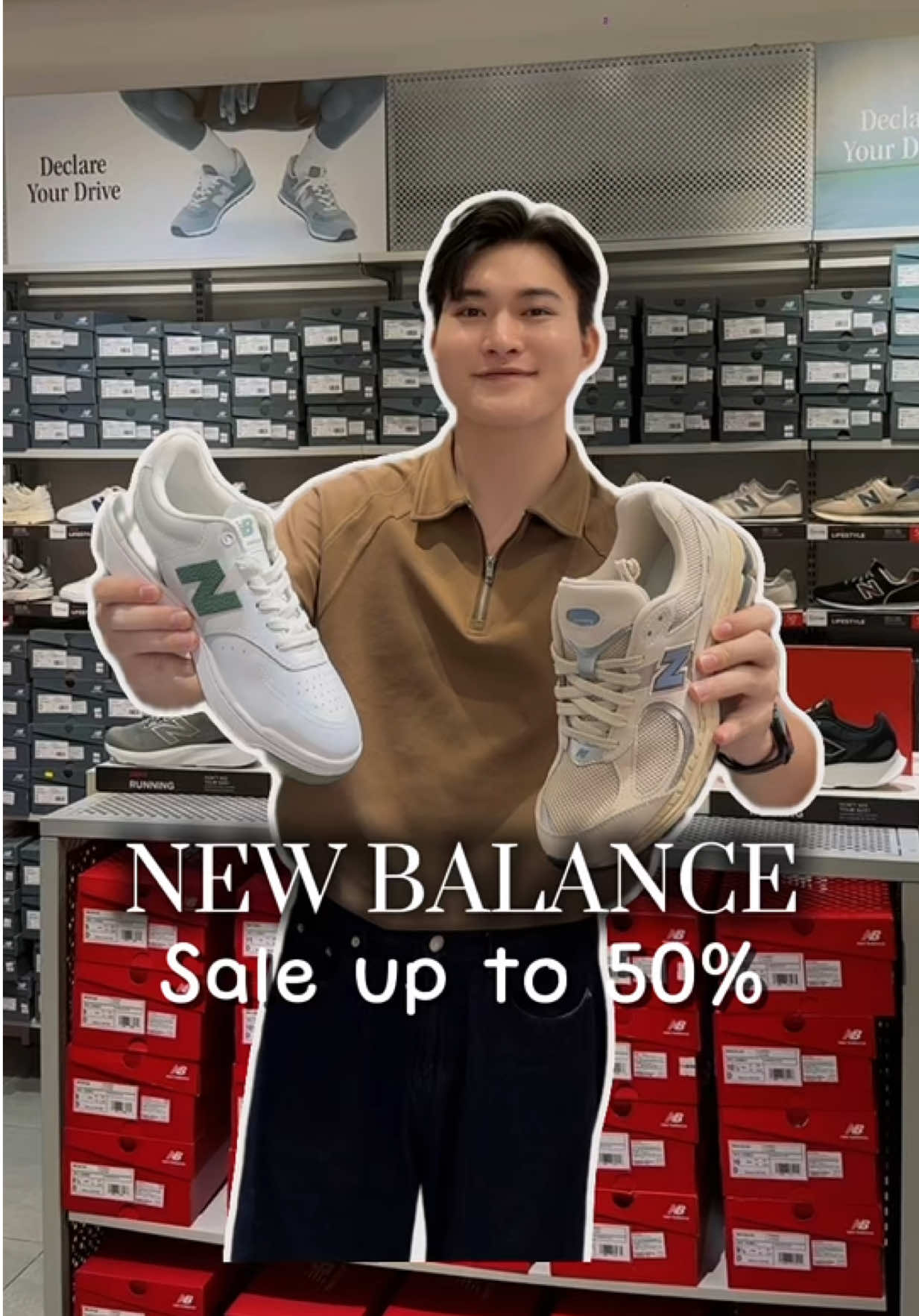 New Balance sale up to 50% mà mua 2sp thì được chồng deal 20% thì quá hờiii ☺️ #NewBalance #NewBalanceVietnam #NewBalanceOutlet #baobanhbao2308 