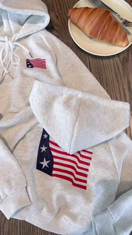 Áo hoodie cờ mỹ cho bé trai bé gái siêu ấm mà xinh nha 💕💕 #aohoodie #aonichobe #aoamchobe #xuhuong #xuhuongtiktok 