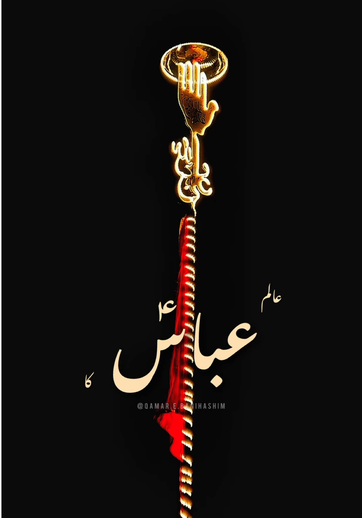 Alam Abbas ka❤️‍🩹 . . #molaabbas #molaabbassع #yaabbas #yaabbasع #shiastatus 