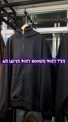 Air layer Boxy Hoodie တွေထပ်ရောက်ထားတယ်နော်#airlayer #crophoodie #boxy #tee #မကွေးမြို့ 