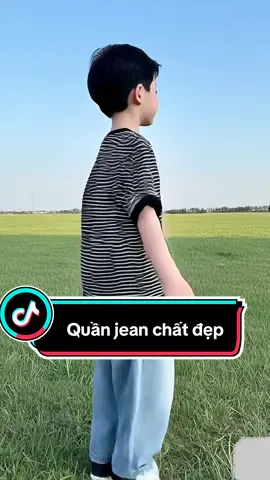 Quần jean ống xuông cực đẹp cho bé#thoitrangtreem #quanjeannam #quanbonam #xuhuongtiktok 