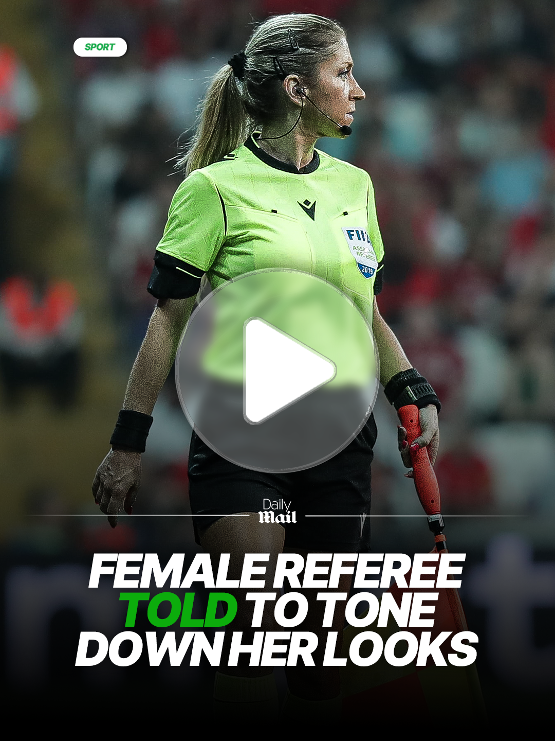 A female referee has been told to tone down her 'attention-attracting' looks❗️😧 #chelsea #liverpool #uefa #football #Soccer