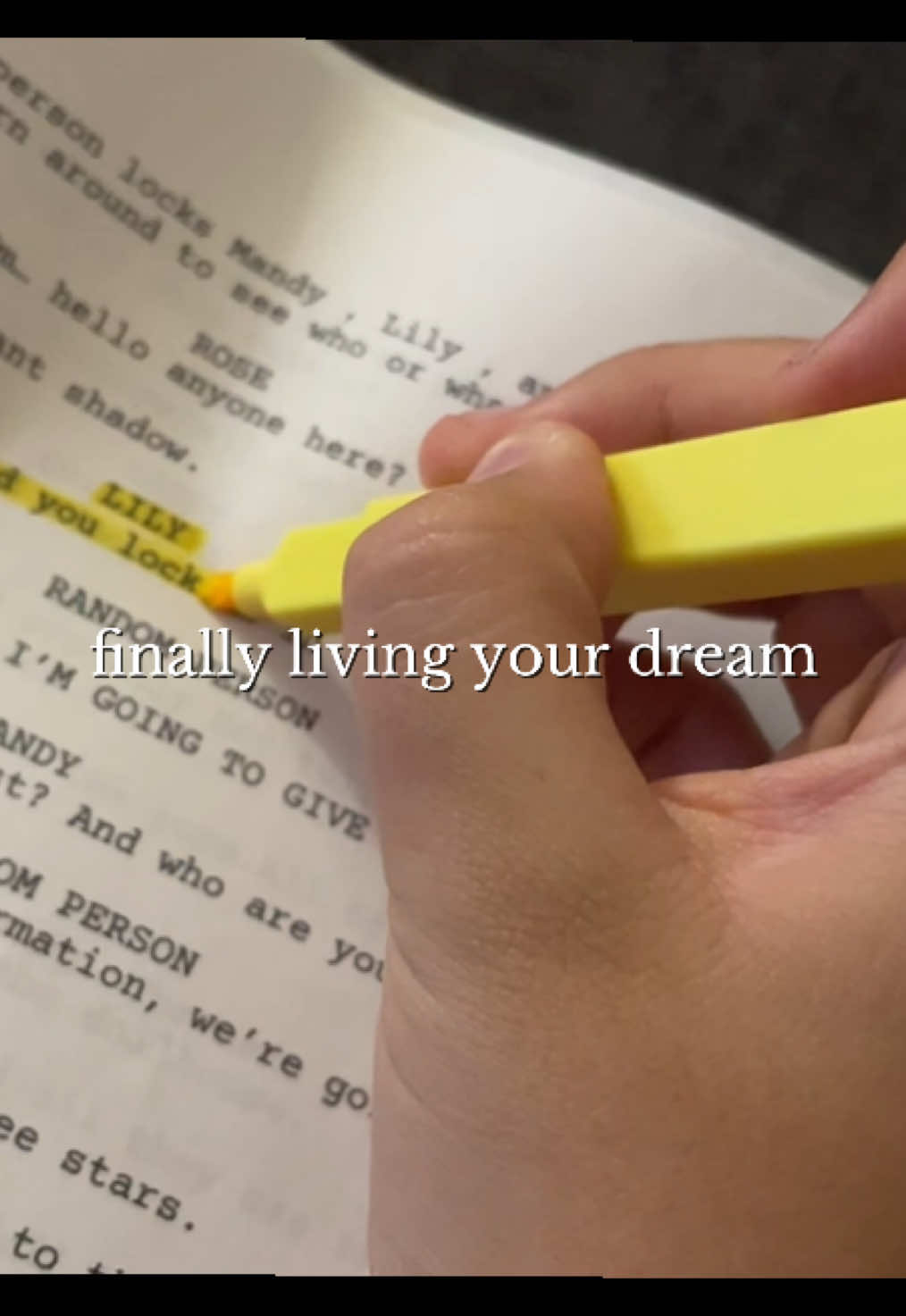 IM FILMING TOMORROW AGH #wlw #acting #aspiringactress #fyp #xyzbca 