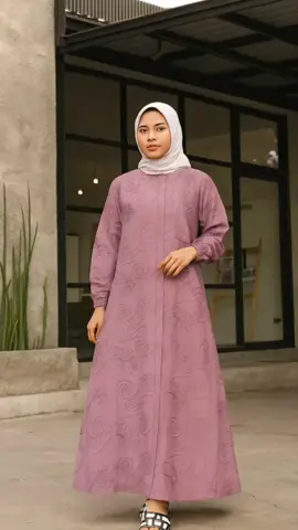 Mecca dress/Gamis Midi Pololinen Bordir/Gamis Busui Lebaran 2025#gamis 