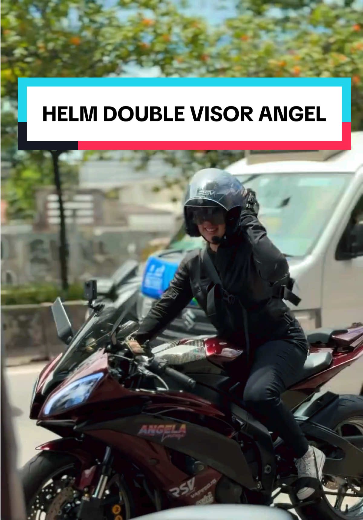 Batok nya gede jd pas buat yg badan nya tinggi besar ya #helm #rsvhelmets #helmharian #helmhalfface #moge @RSV Helmet Official Shop 