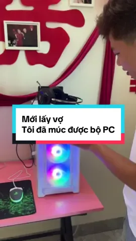 #CapCut Lắp pc tại nhà cho thanh niên mới có vợ #pc #pcgaming #viethoangpc 
