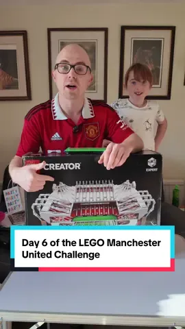 Day 6 of the LEGO Manchester United Challenge #lego #legocreator #legotok #afol #bricksbyshane 