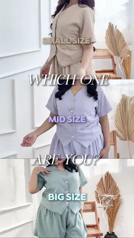 🗣: KAK TRYON SIZE 1 DONG 🗣: KAK MAU LIAT DI BB 60 GIMANA 🗣: KAK BB AKU 80 KELIATAN GEDE GA PAKE ITU NIHH kita tunjukin 3 size langsung biar kamu liat Ujju set kita beneran cakep, gak cuma gimmick doang 😎‼️ #oneset #baloon #pasteloutfit #cuteoutfit #bigsize — P03